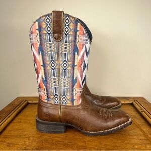 Ariat Women’s Pendleton Circuit Savanna Cowboy Boots Size 9